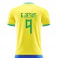 Brasilien Gabriel Jesus 9 2023/2024 Hemma Fotbollströjor Kortärmad
